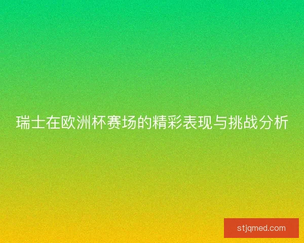 瑞士在欧洲杯赛场的精彩表现与挑战分析