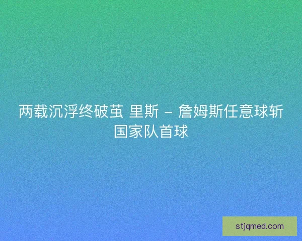两载沉浮终破茧 里斯 - 詹姆斯任意球斩国家队首球
